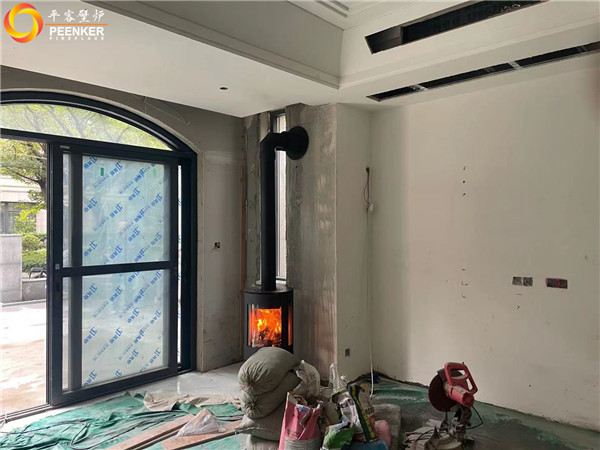 江蘇南通丹麥進(jìn)口壁爐Aduro A9安裝.jpg