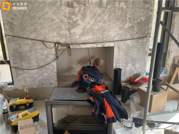 鎮(zhèn)江紫金七號(hào)別墅英國(guó)Northfire NF85壁爐安裝.jpg