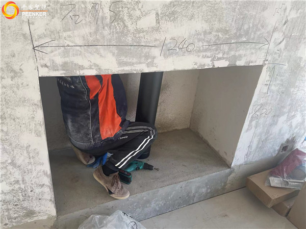 鎮(zhèn)江紫金七號(hào)別墅英國(guó)Northfire NF85壁爐安裝.jpg