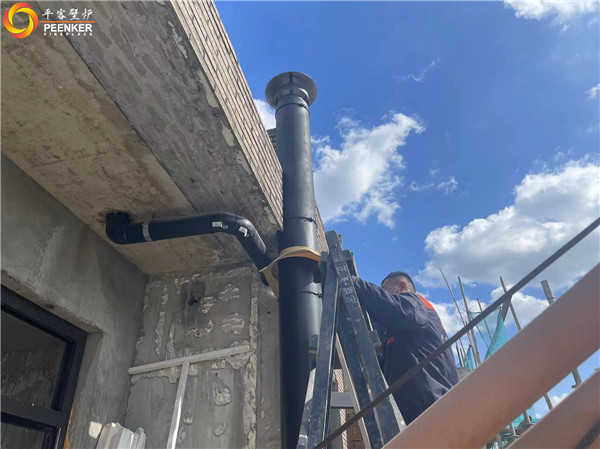 上海風荷麗景別墅丹麥壁爐Morso S101-11安裝.jpg