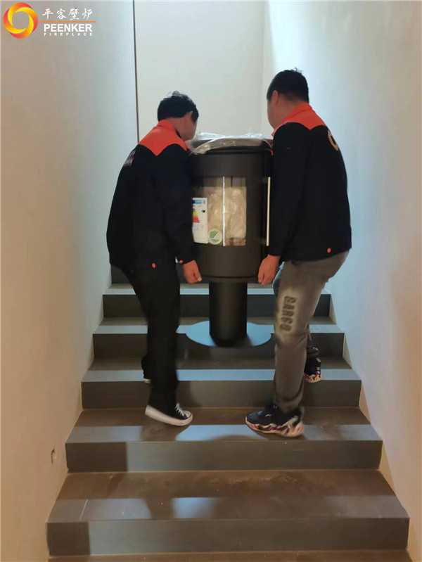 平客壁爐蘇州本色美術館丹麥Morso 6848鑄鐵火爐安裝.jpg