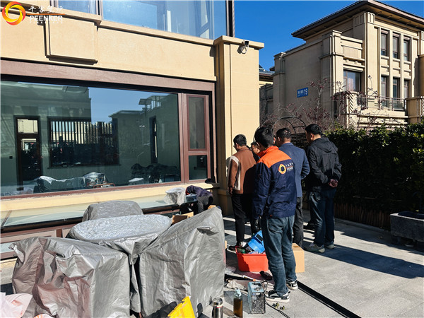 平客壁爐東營海欣盈園地下室丹麥Morso 7943火爐安裝.jpg