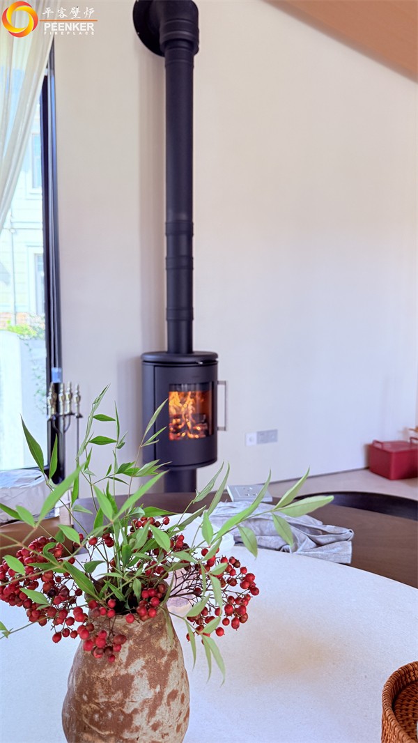 寧波湖山一品別墅丹麥Morso 6848壁爐安裝.jpg